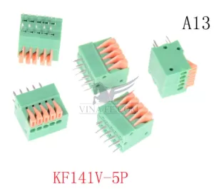 5P-KF141R Terminal Block Nằm Ngang 1Pin 2.58